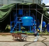 工業(yè)潤滑油凈化濾油機(jī)交付現(xiàn)場(chǎng)