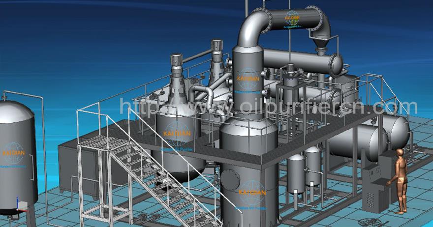 4-釜式蒸餾設(shè)備三維圖.jpg 扎制基礎(chǔ)油凈化設(shè)備 扎制油凈化裝置